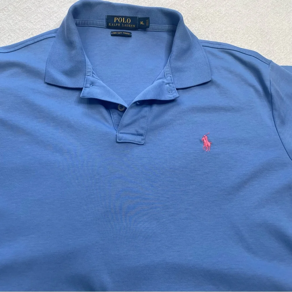 Polo by Ralph Lauren Men's Blue Polo Shirt~ Size XL~‎ Office or Business Casual